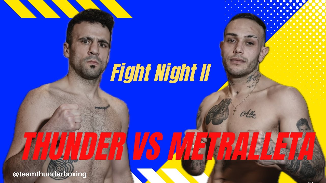 FIGH OF THE NIGHT- Aarón The Thunder vs Adrián Metralleta