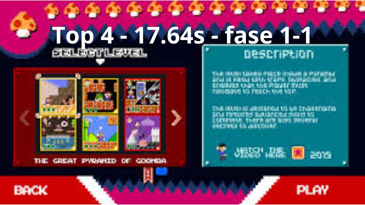 Level Up - Mario's Minigames Mayhem (Mundo 1-1 - Any% - Top 4)