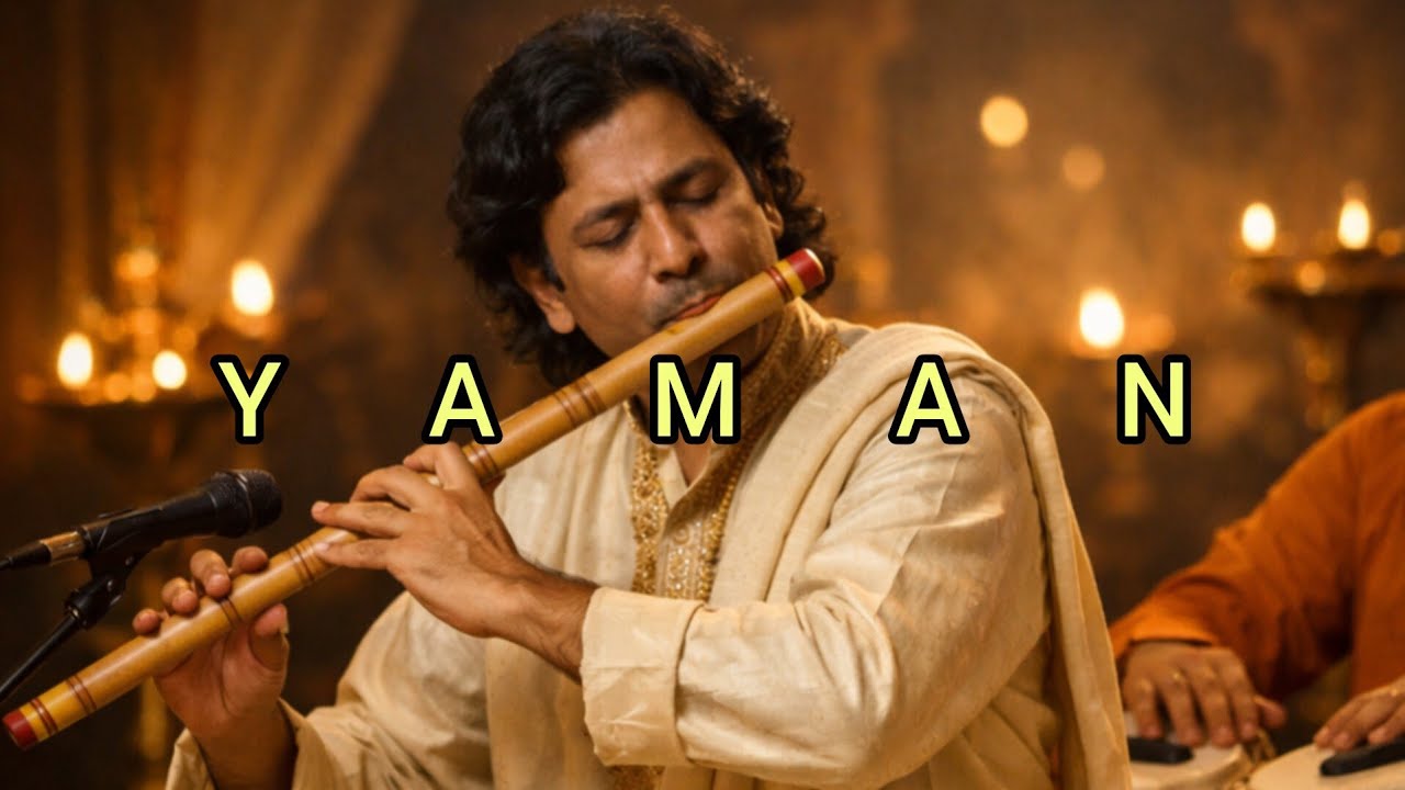 Raag Yaman | Serene Evening Flute with Soft Tabla | Indian Classical Instrumental