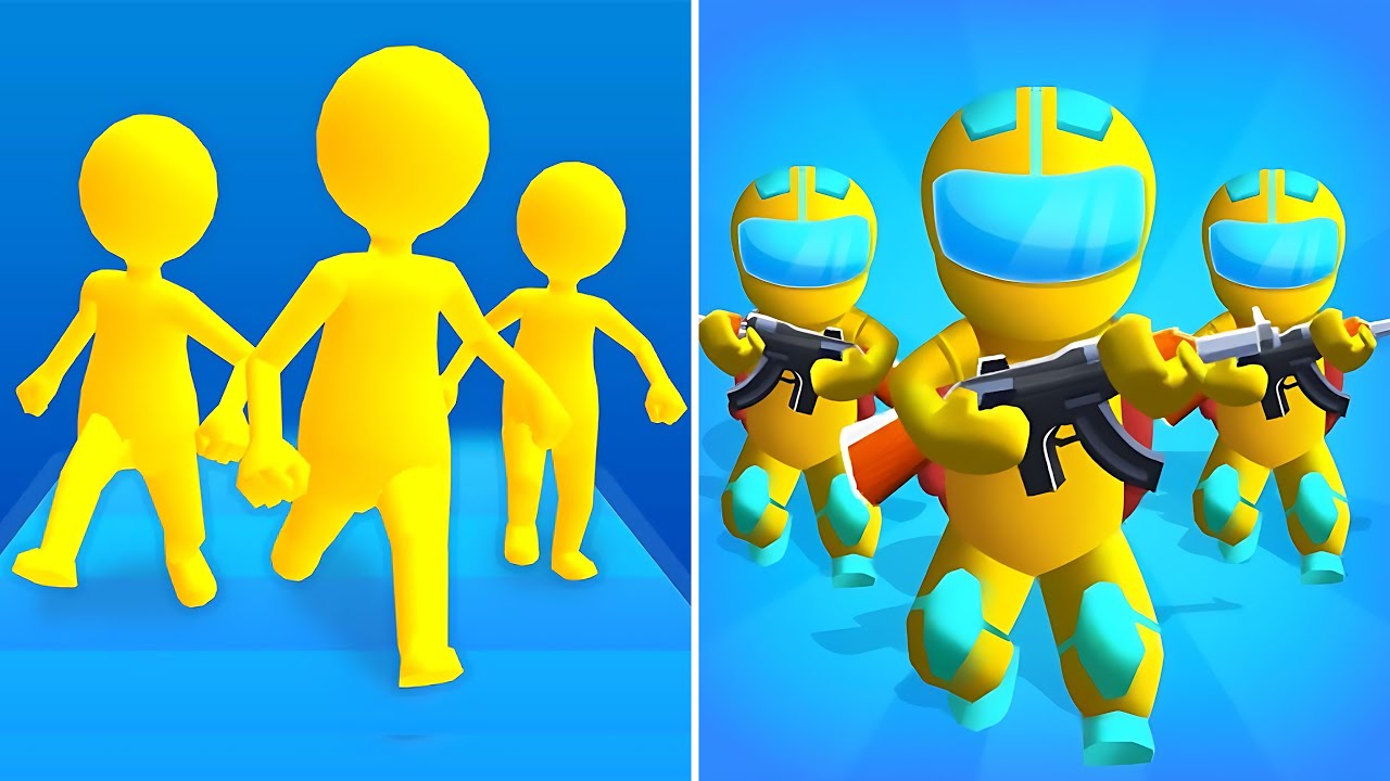 JOIN CLASH 3D🆚GUN CLASH 3D New Update Levels Walkthrough Gameplay NTE1H