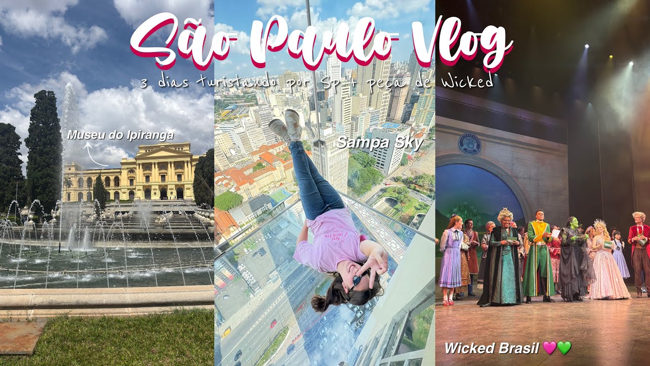 #spvlog | 3 dias turistando por SP + peça de Wicked! 