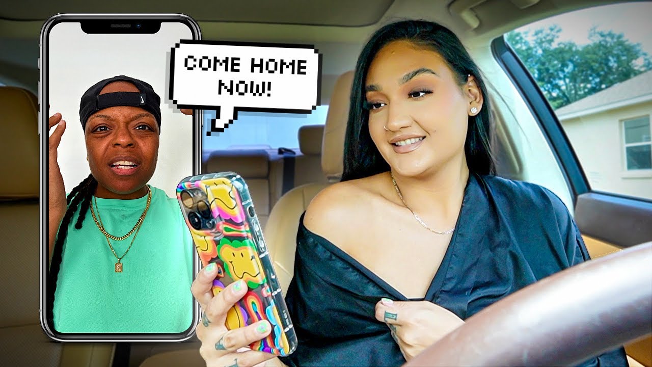 FaceTiming My Wife While Wearing A Robe In Public! Prank