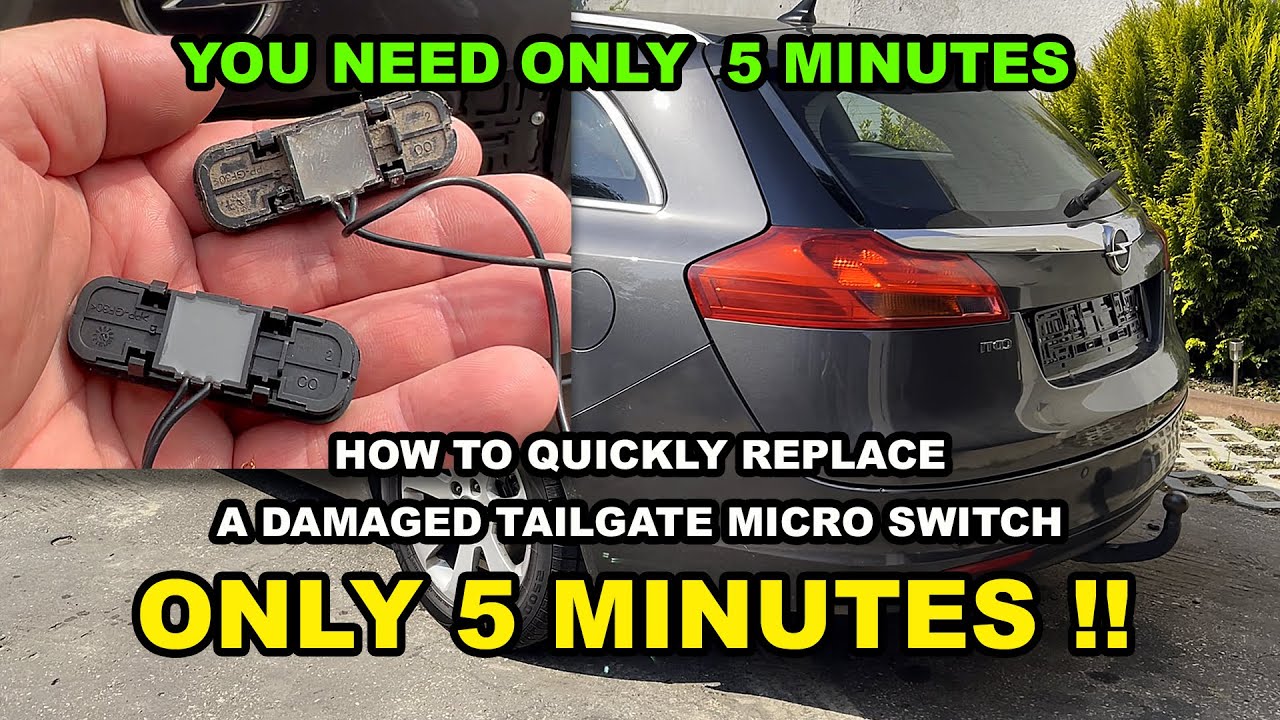 How to Quickly RepairBootlock Release Button in Opel Vauxhall Insignia