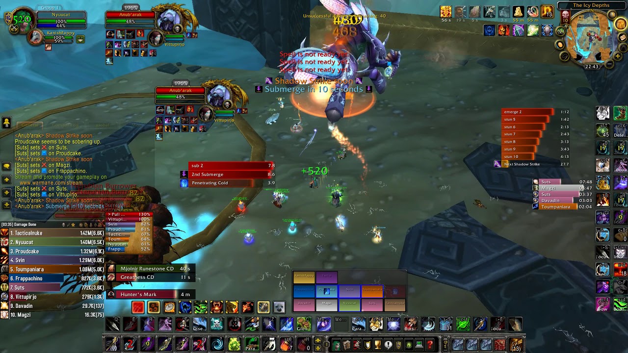 Ninjas TOGC10 Anub on Release Day - Frostmourne, Warmane
