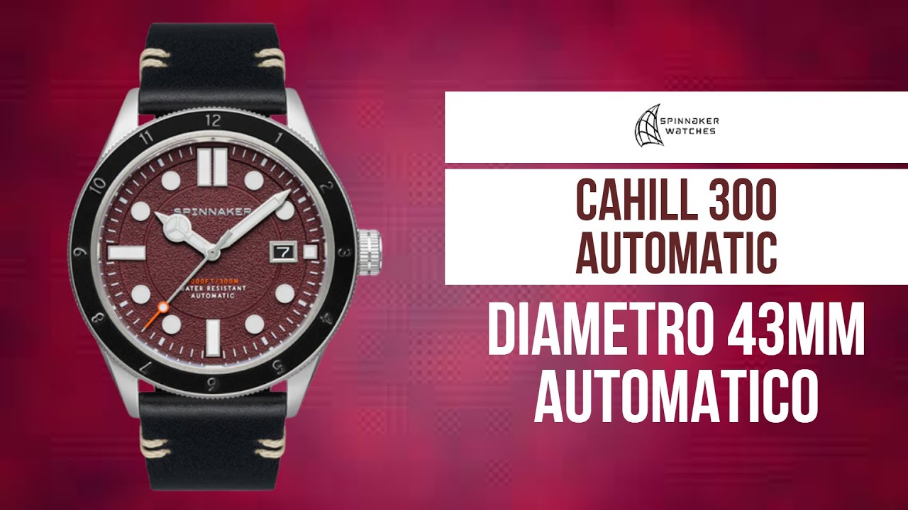 Spinnaker Cahill 300 AUTOMATIC⌚ Un diver in piena regola