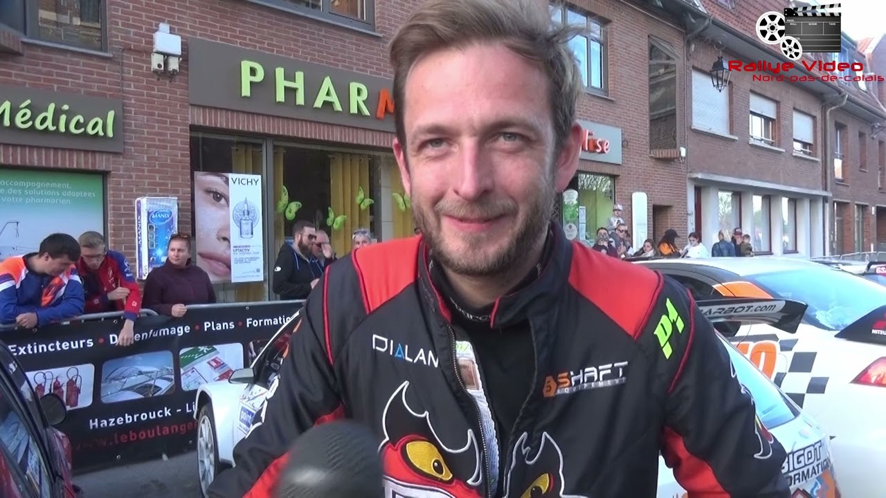 Victorien Heuninck à l arrivée du Rallye de la Lys 2022