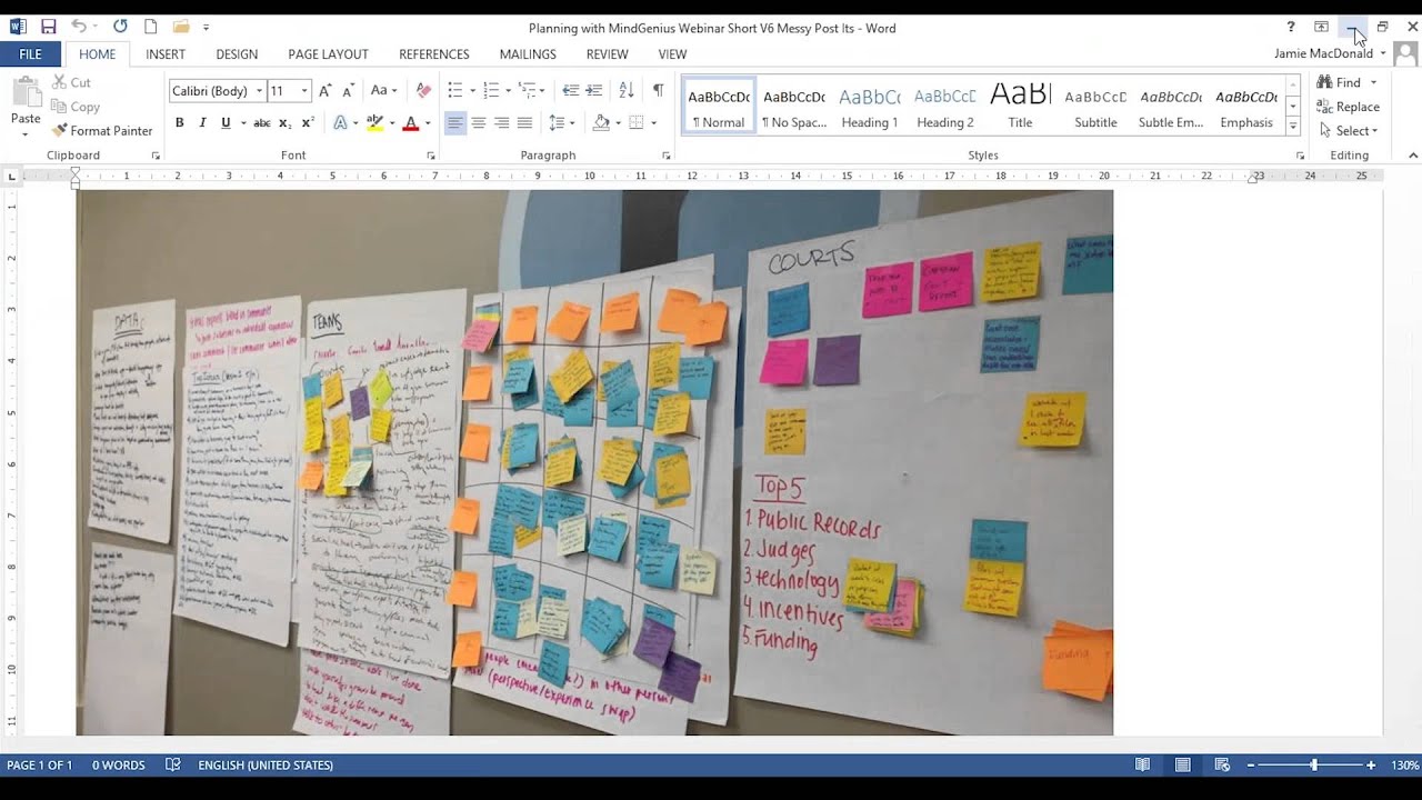 Planning with MindGenius