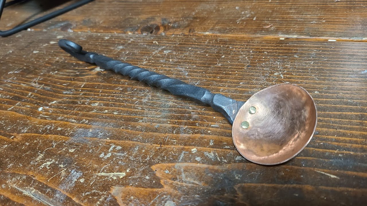 Creating a Hand Forged Copper Spoon.