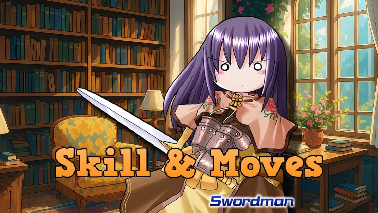 Ragnarok Battle Offline Swordman Female All Skill and Moves