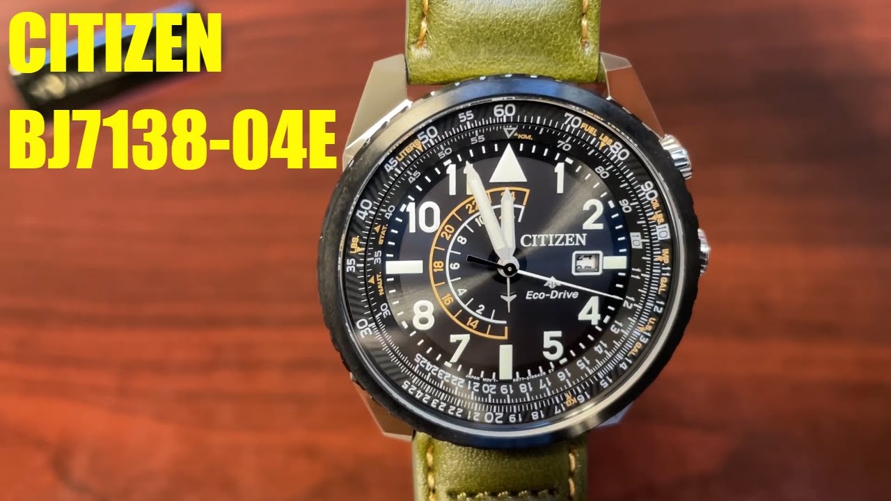 Citizen Promaster Nighthawk Eco-Drive Pilot Watch BJ7138-04E