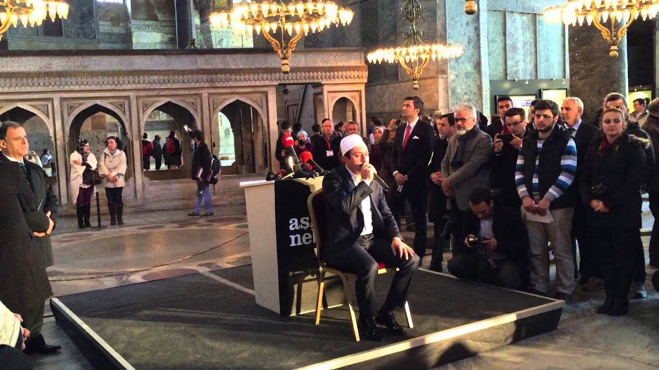 Ali TEL Ayasofya KURAN Tilaveti 10 Nisan 2015