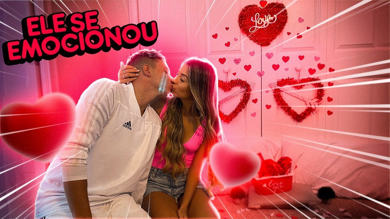 FIZ UMA SURPRESA PARA MEU NAMORADO E ELE SE EMOCIONOU  !!!