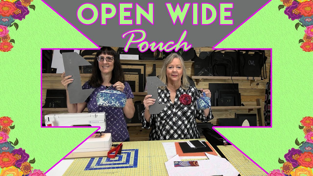 Open Wide Pouch – No Pattern Drafting Needed