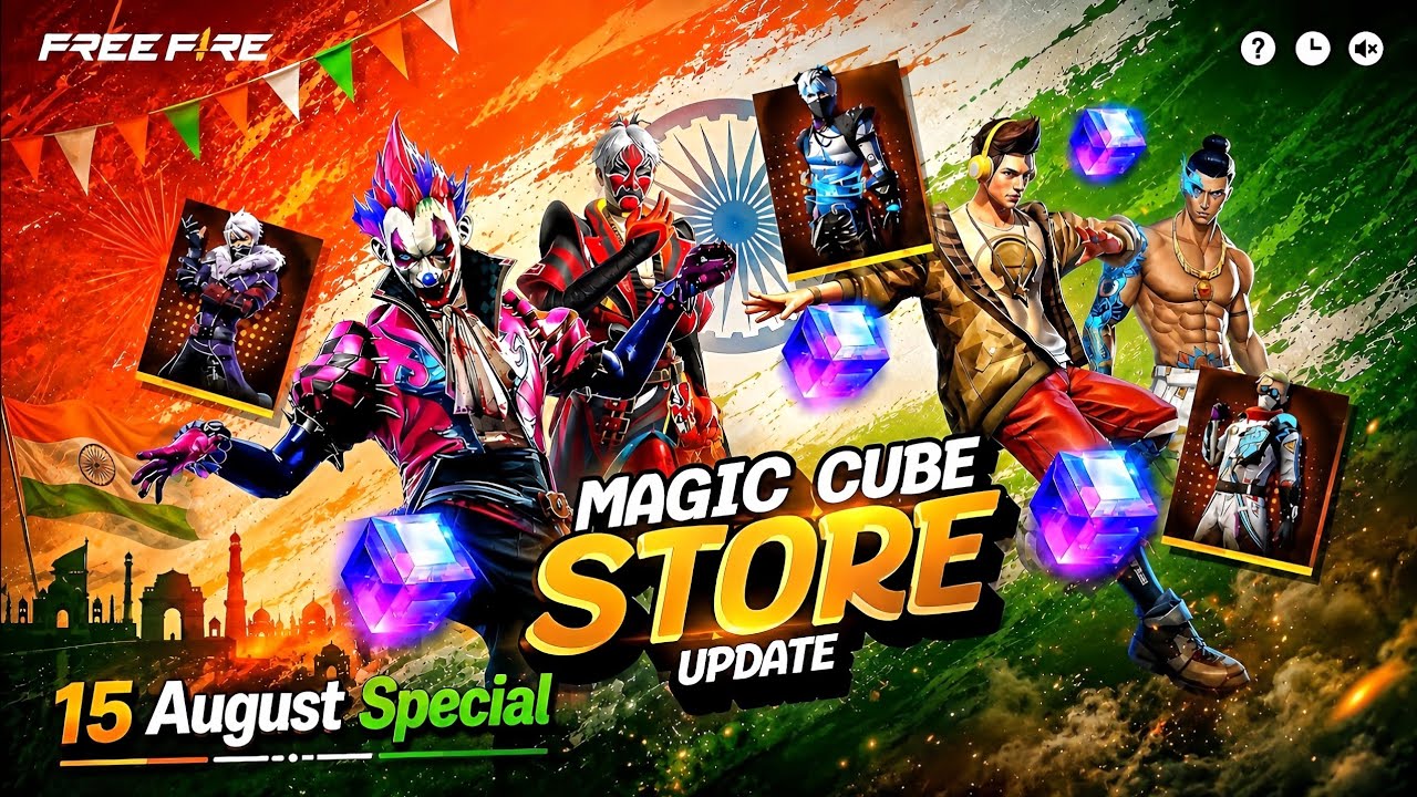 🔥 15 August Special Magic Cube Store Update 🤩 | Independence Day Free Rewards | New Events Free Fire