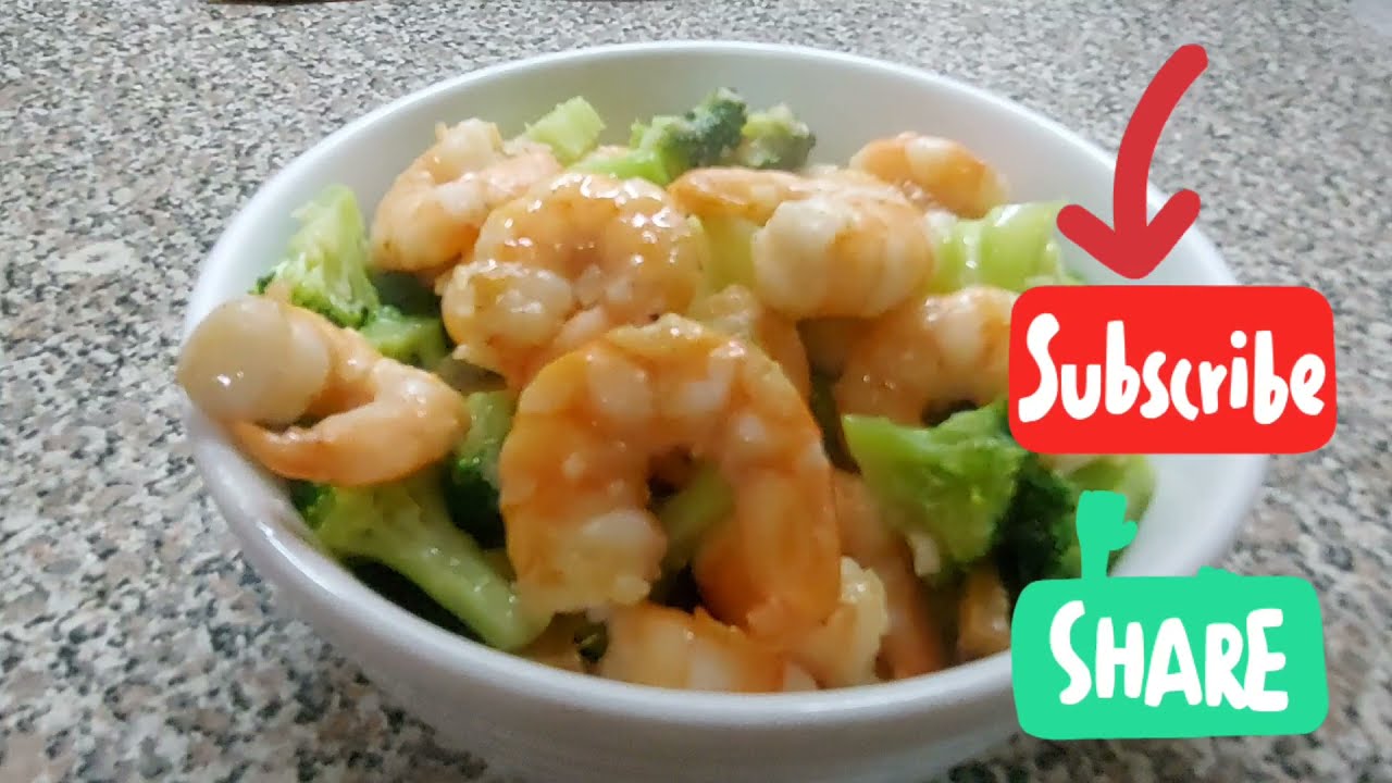 SHRIMP & BROCOLLI Stir Fry // #3ingredientrecipe  #asianrecipe #healthyfood #meatlessfridays