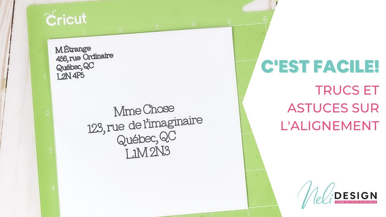 Utiliser sa Cricut pour adresser des enveloppes