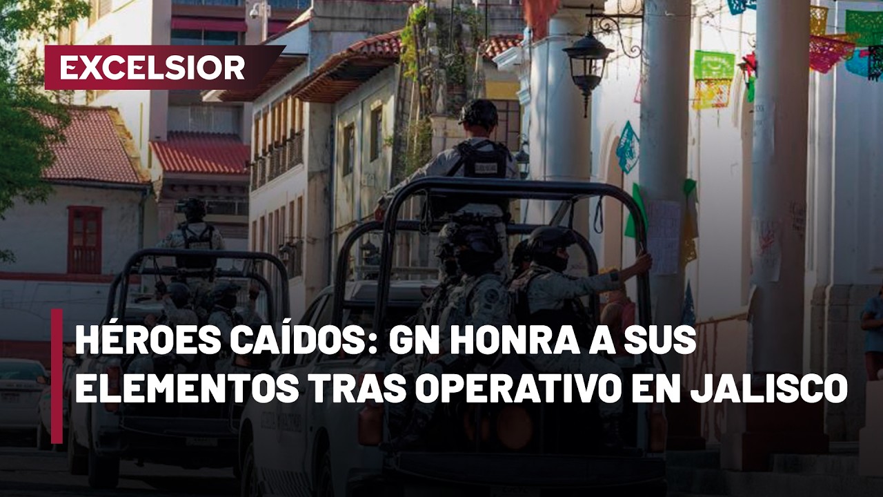 Guardia Nacional rinde homenaje a 25 elementos ca&iacute;dos en operativo contra &ldquo;El Mencho&rdquo; en Jalisco