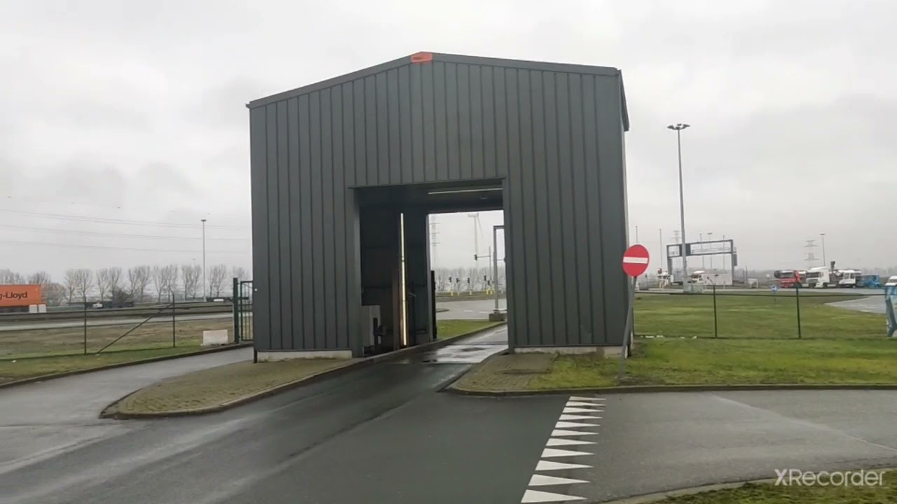Дальнобой. Работа на контейнерах. Бельгия. Самый простой железнодорожный порт.