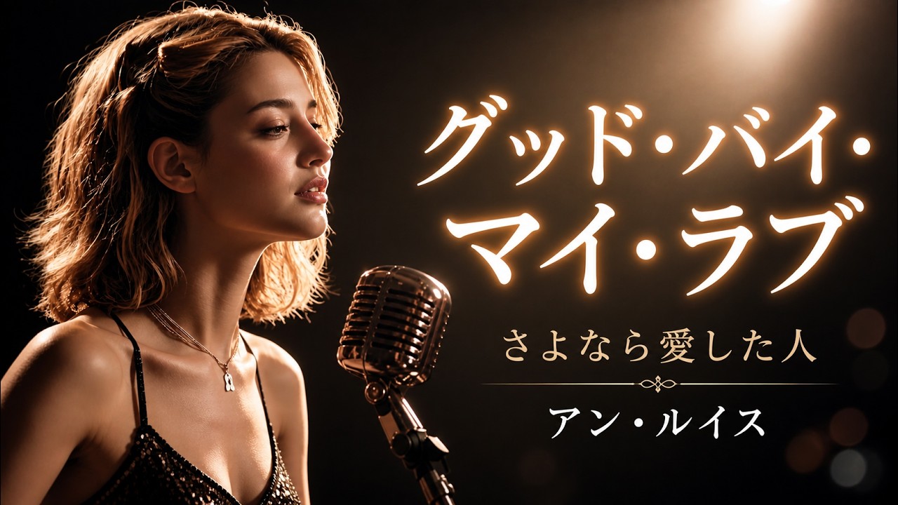 グッド・バイ・マイ・ラブ – アン・ルイス｜心に沁みる大人の夜のJAZZバラード｜女性ボーカル（日本語カバー）