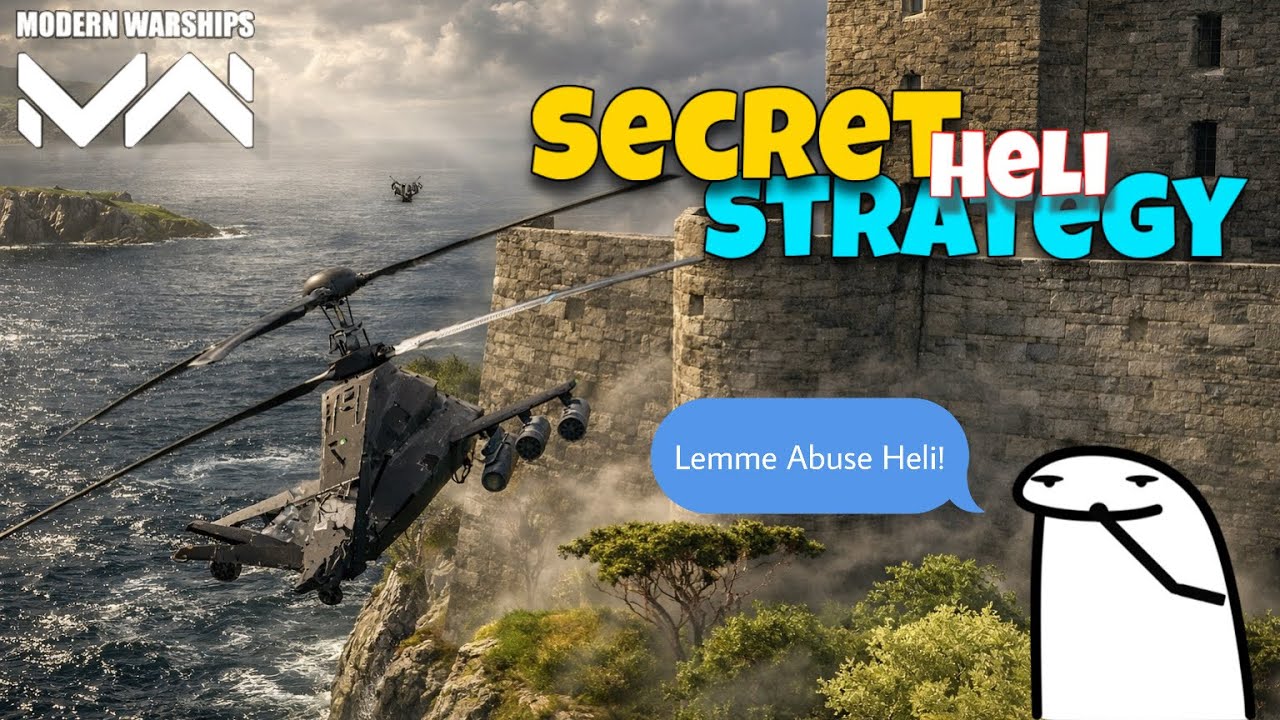 Right Way to Abuse Heli | SECRET Helicopter Strategy Most Players Don&rsquo;t Know | #modernwarships 