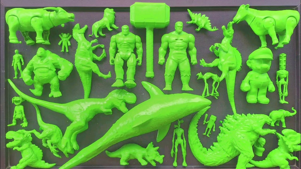 Dinosaurus Jurassic World Dominion: T-rex/Brachiosaurus/ Skibidi/ Spider-Man/KingKong/ KingGidorah
