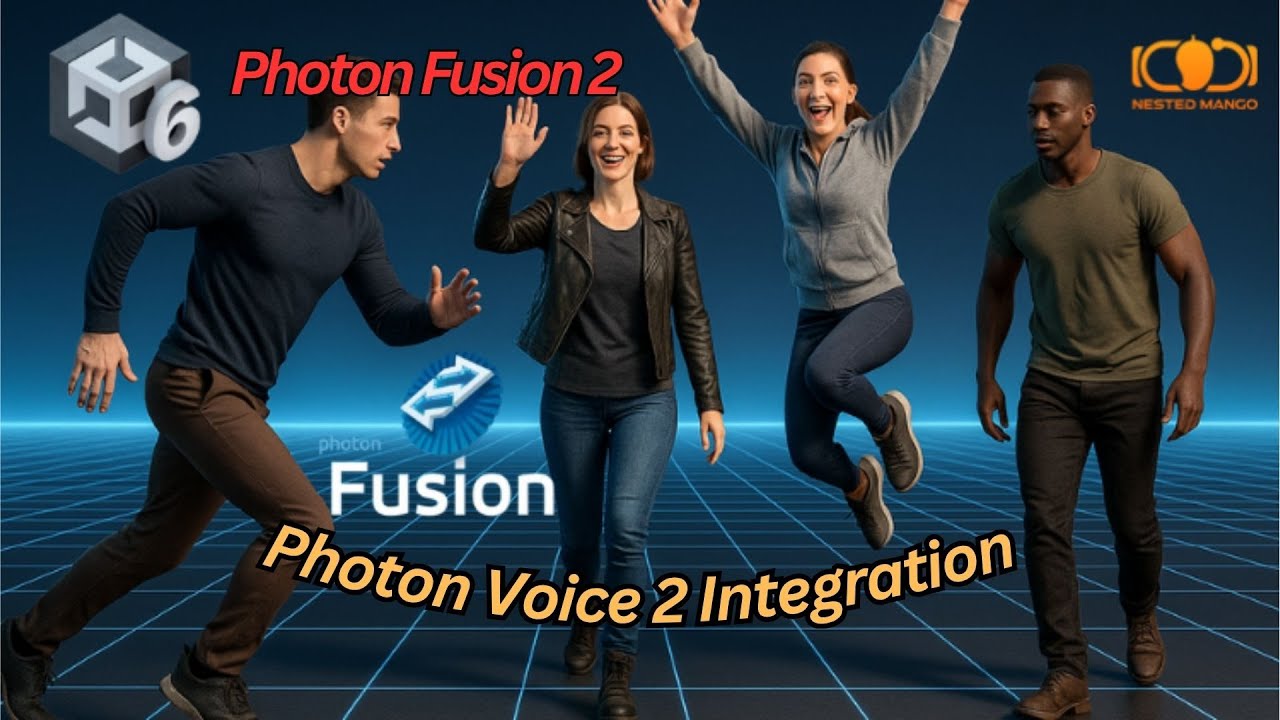 Unity Multiplayer Photon Fusion 2  Course  | Photon Voice 2 Integration | Nested Mango (13)