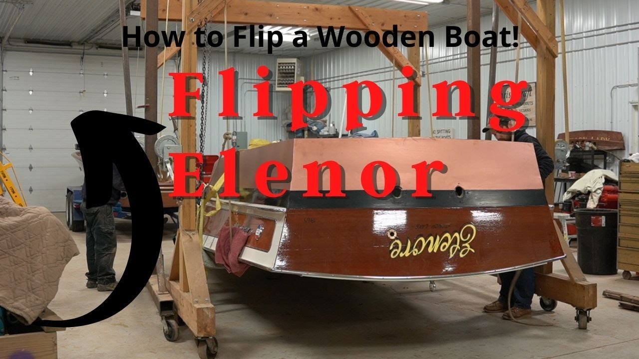 How to Flip a Wooden Boat - Flipping Elenor #Shorts