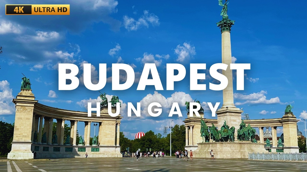 [4K] Budapest walking tour, VERY LONG Andrássy Avenue, what to See in Budapest, walk with me