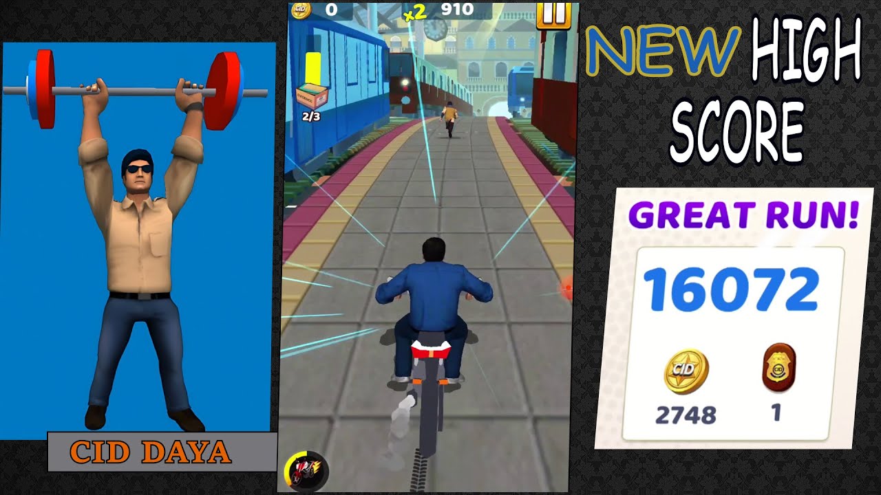cid heroes - super agent run RACE BIKE