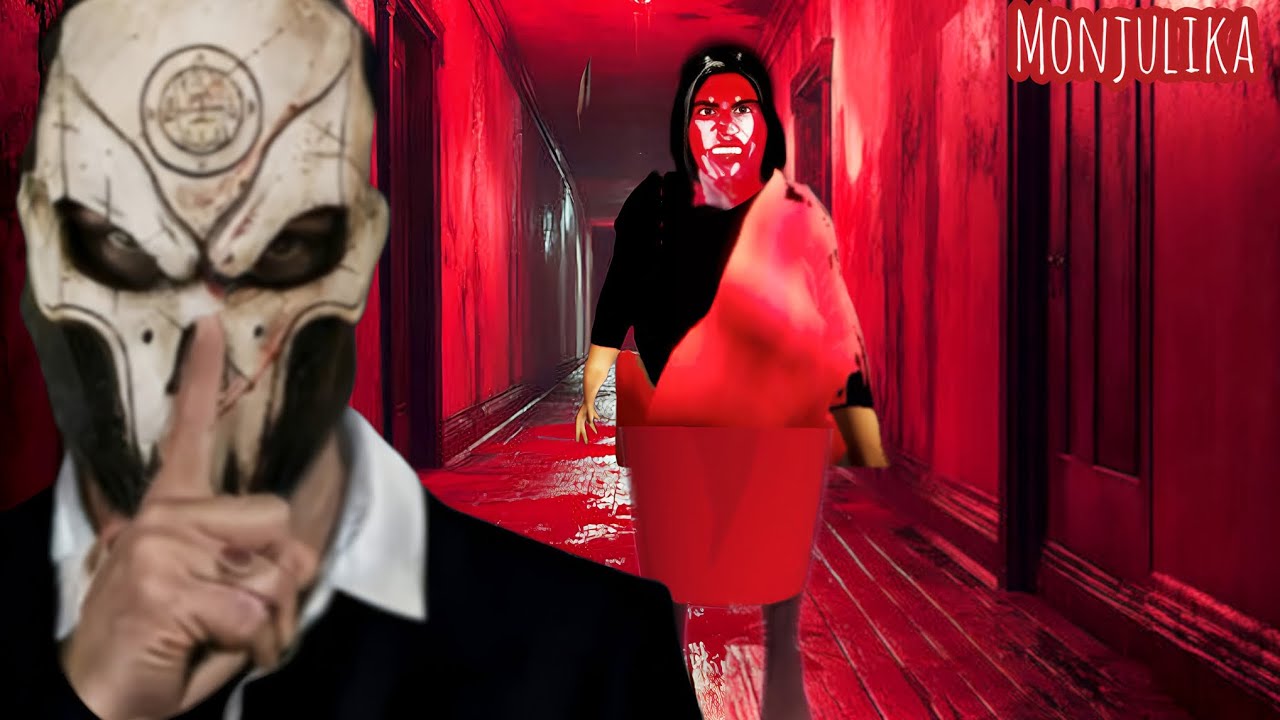 THE HAUNTED LADY IN  ( MANJULIKA HORROR GAME ) 