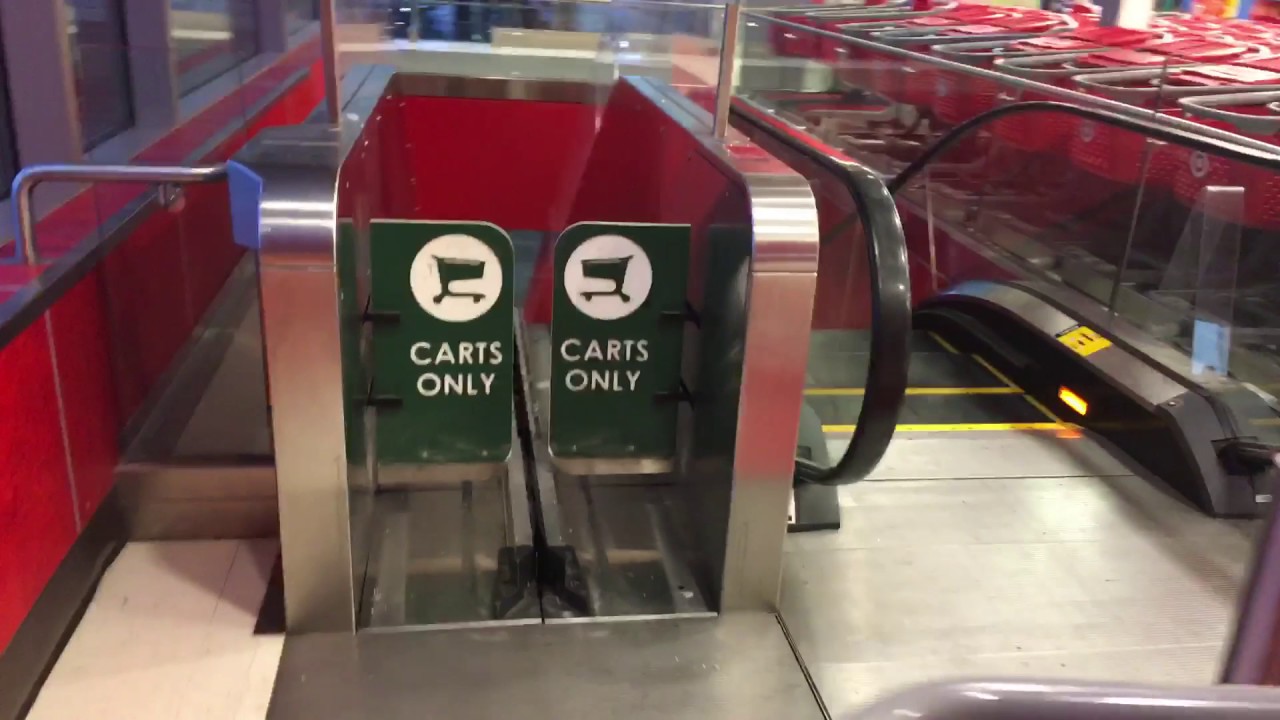Shopping Cart Escalator in Target