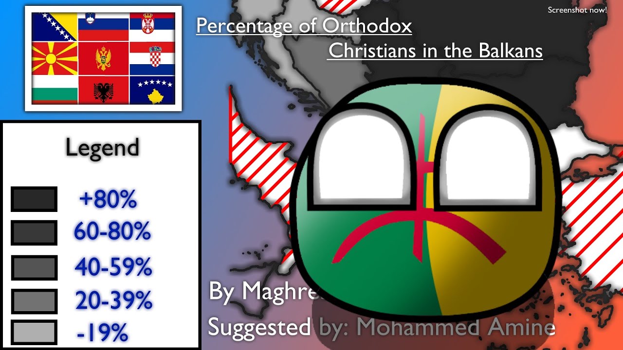 Making a Balkan Orthodox map!