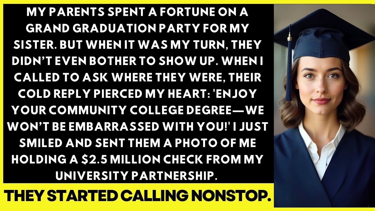 My Parents Called My Graduation An Embarrassment — But They Didn’t Expect This Twist...