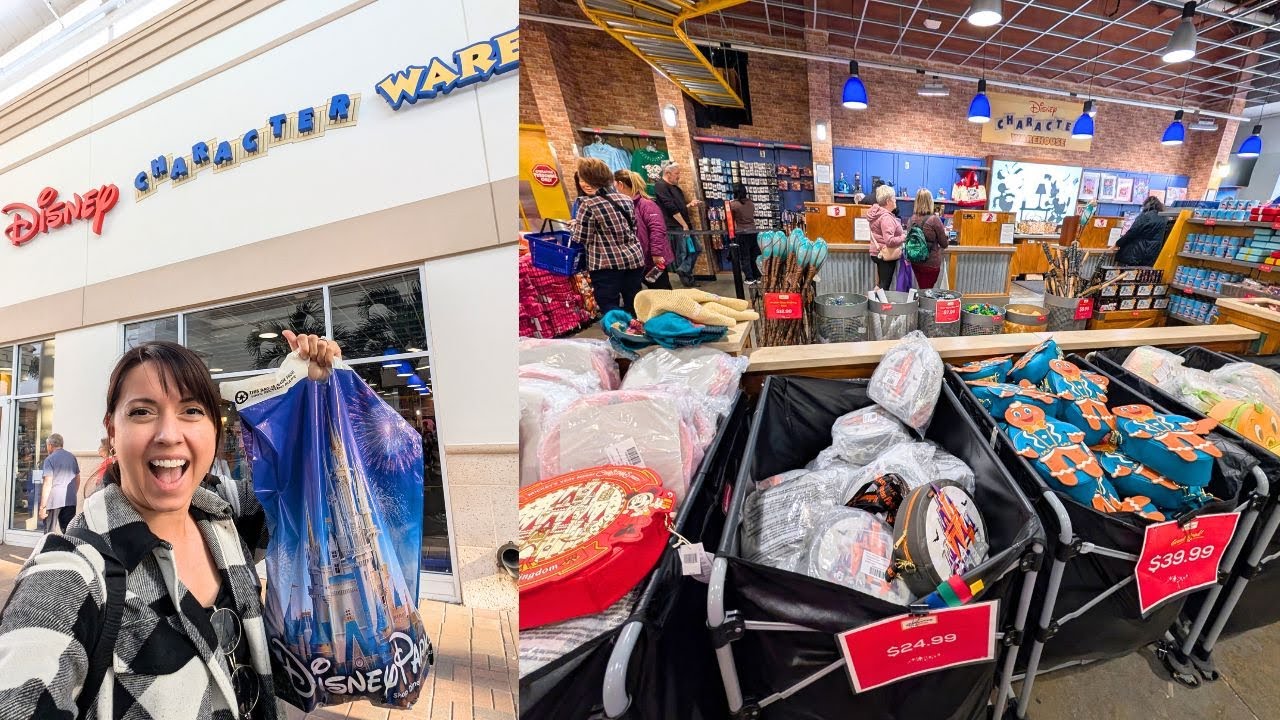 Disney Character Warehouse Outlet on International Drive! More Christmas Merch!