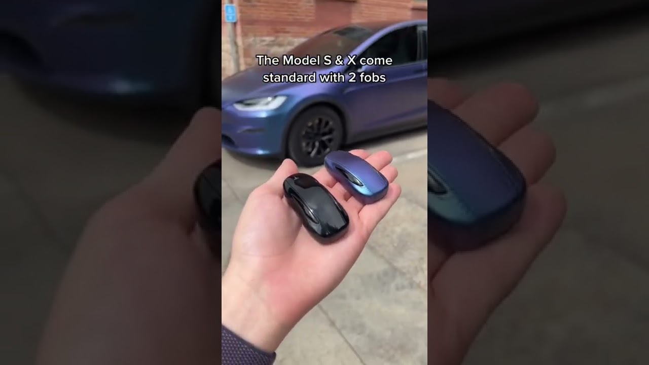 The model X keyfob is so cute 🥺 #tesla #modelx #shorts