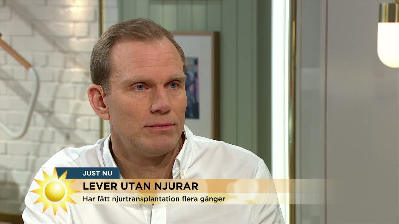 Johan har bytt njurar 3 gånger - väntar på nästa transplantation - Nyhetsmorgon (TV4)