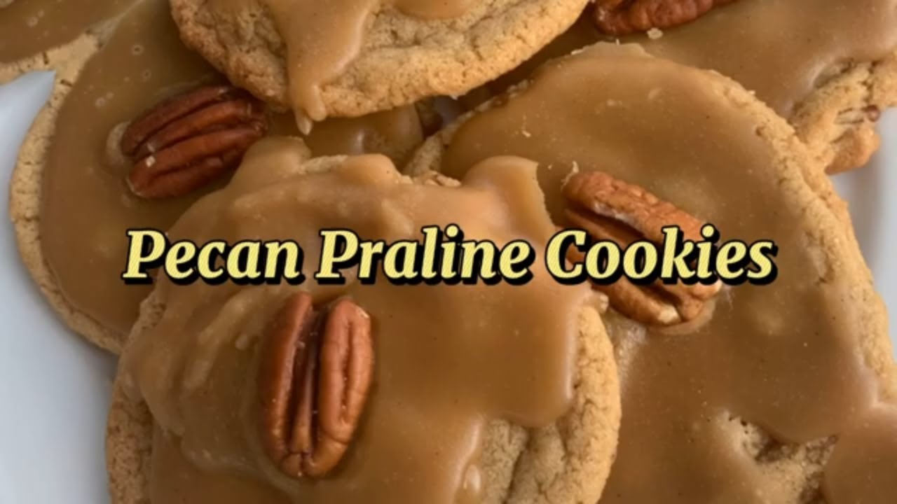 Southern Pecan Praline Cookies