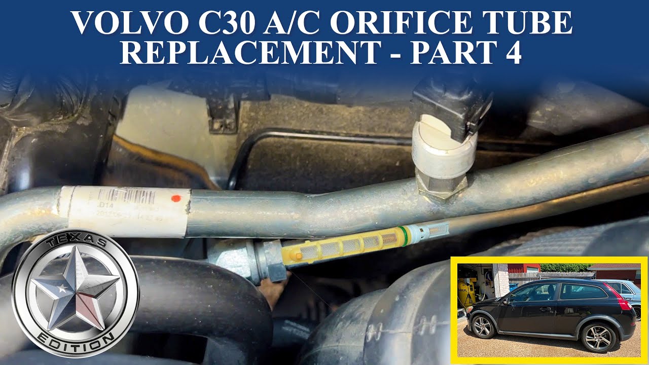 How to Replace a 2013 Volvo C30 ac Orifice Tube - Part 4 of replacing the entire a/c system