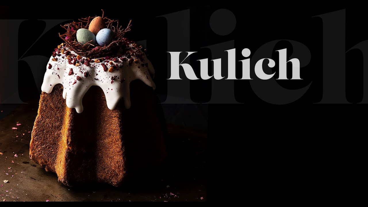 Kulich, pan de Pascua ruso - Easter bread 