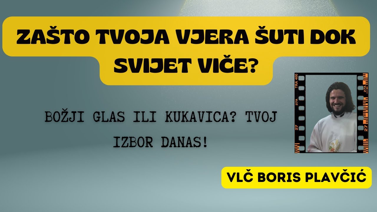 Zašto tvoja vjera šuti dok svijet viče?
