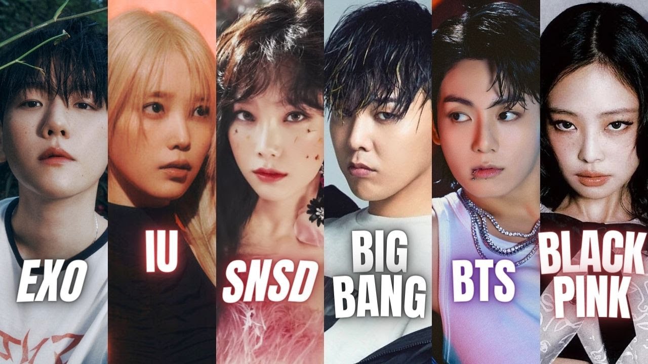 Most Loved KPOP Groups & Soloists Each Year in Korea (2007-2024)