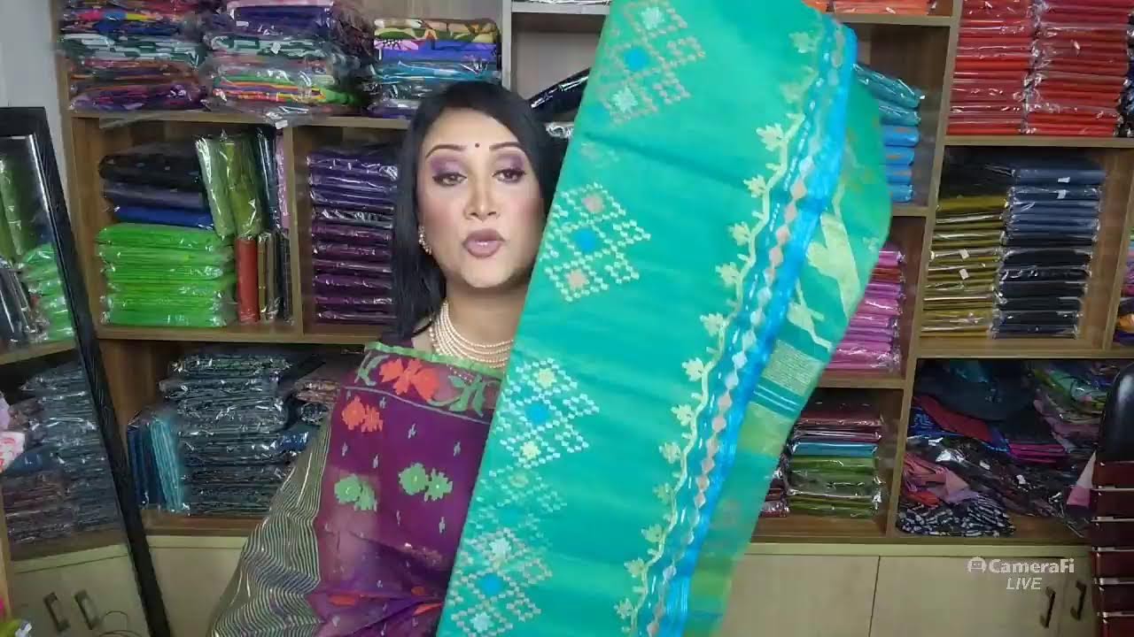 অরিজিনাল ঢাকাই জামদানী শাড়ির লাইভ ২০২৬ | Original Dhakai Jamdani Saree  2026 | Rong Polli - রঙপল্লী