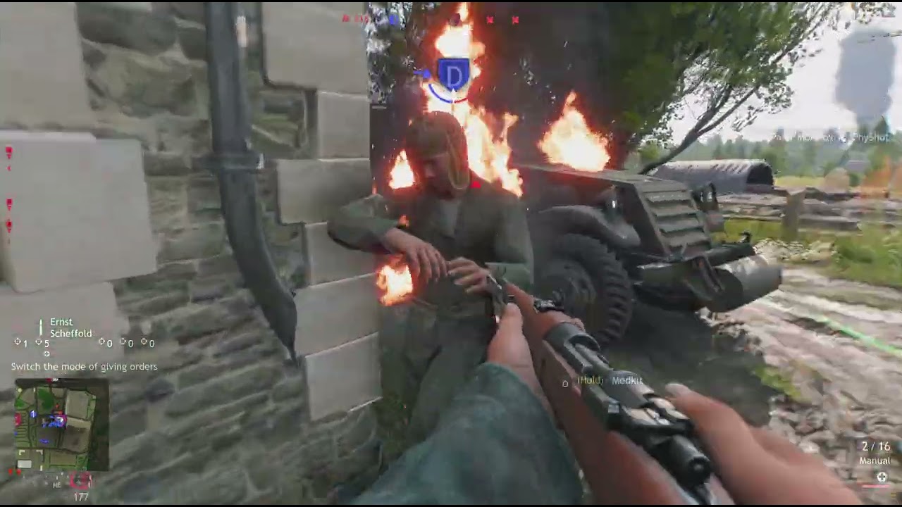 I went to go get lunch in the middle of the match. When I came back this is what happened.