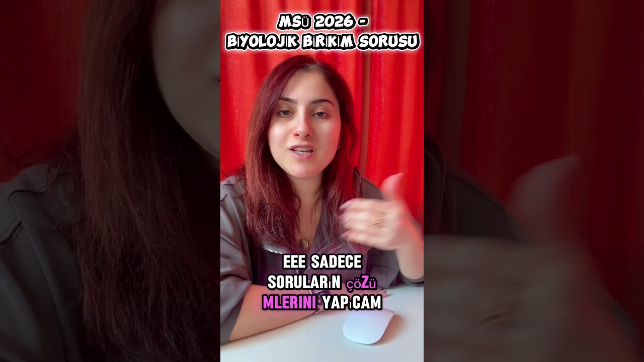 MS&Uuml; 2026 Biyoloji | 1 - Biyolojik Birikim Sorusu