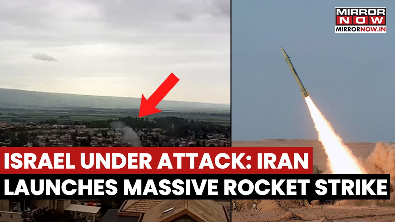 Tel Aviv Under Attack: Iran Launches Massive Rocket Strikes On Northern Israel Amid Crisis
