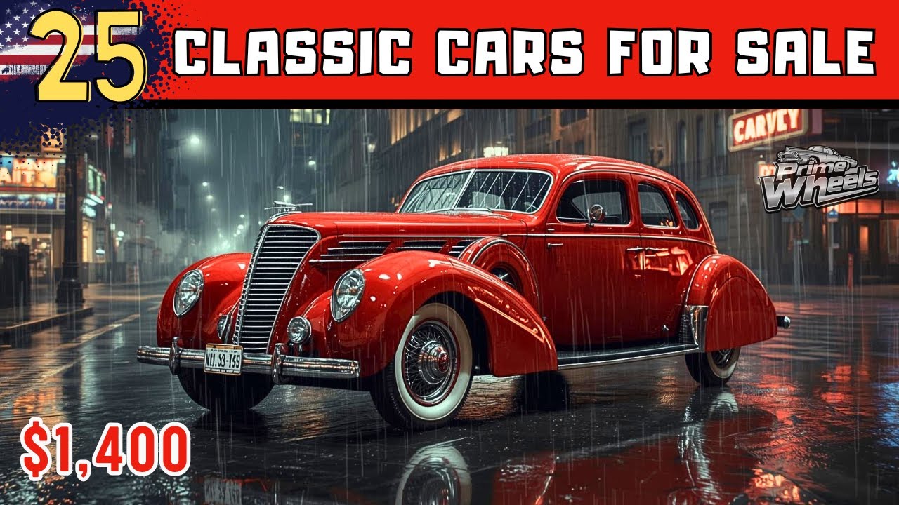 20 Cheap Classic Cars For Sale by Owner today