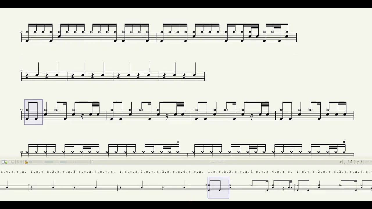 Partitura batería - Ride (Twenty One Pilots) - Drum Sheet