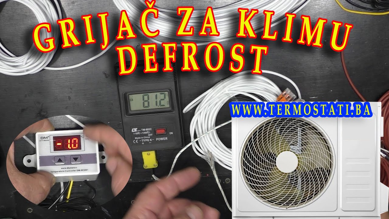 Defrost klime grijač | Home made | DIY grijač za klimu | Samogradnja grijača  klima dekristalizator