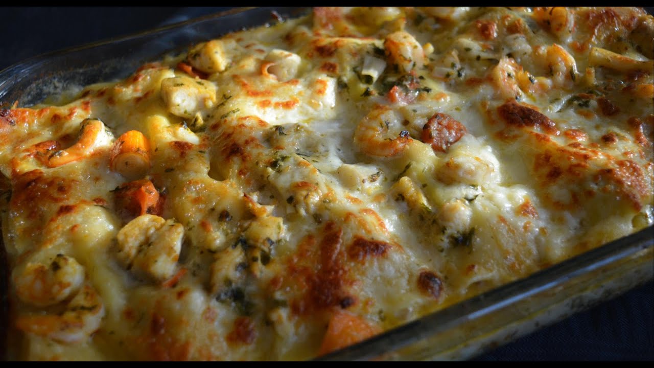 MASTER DELICE | لازانيا بالسمك والصلصة البيضاء لذيذة سهلة التحضير - Lasagne aux fruits de mer🦑 🦐😋