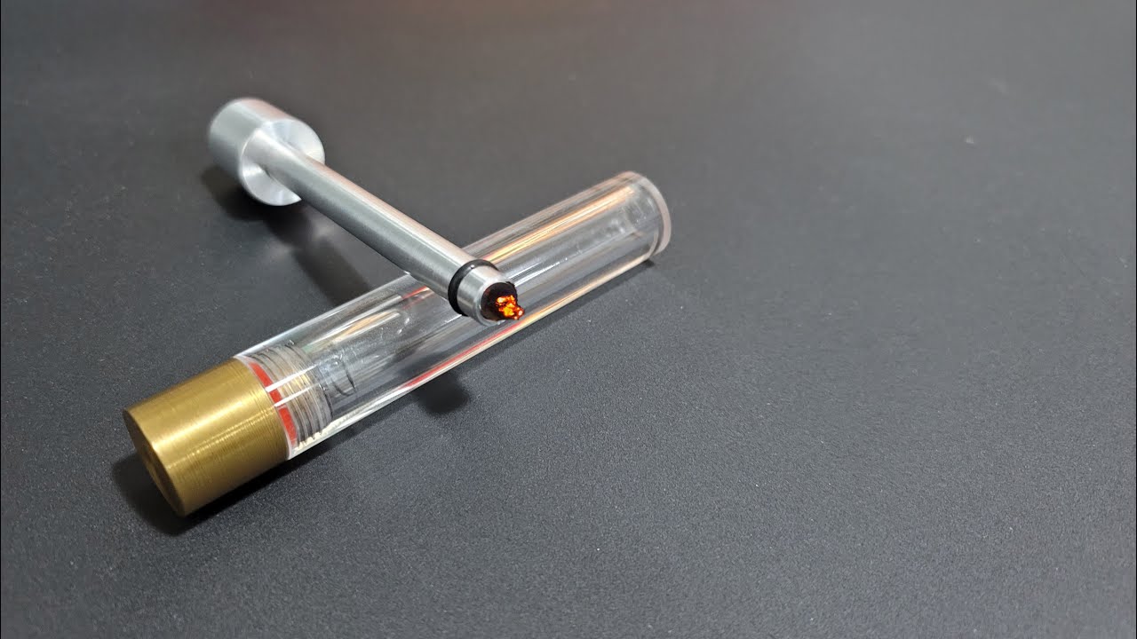 [제작] 누르면 불나옴 (Acrylic Fire Piston)